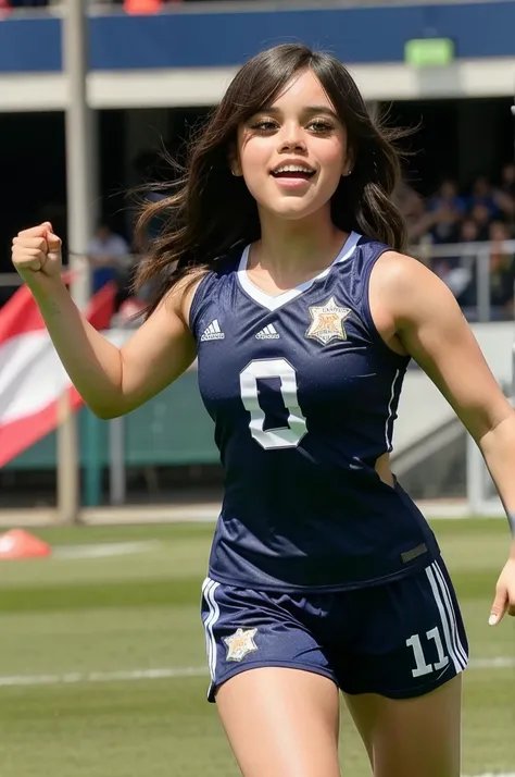 jenna_ortega she celebrating a football goal💪