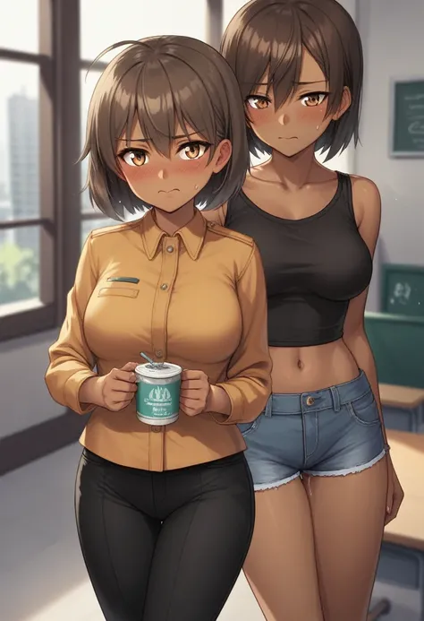 (((dark tan skin)))
dark-skinned female, tanned　Dark brown skin　　Strike Witches　Kaneshiya Shitara　Top is military uniform　Dark brown skin　Dark brown skin　Dark brown skin　Dark brown skin　　Bottom Panties only　Bottom Panties　　　Fullback panties　Junior Bra　Shyn...