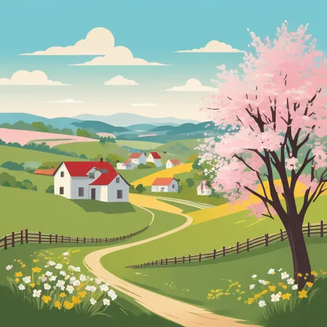 Countryside Spring Breeze