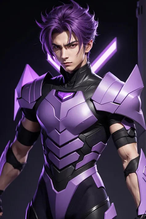 Male character with a purple void