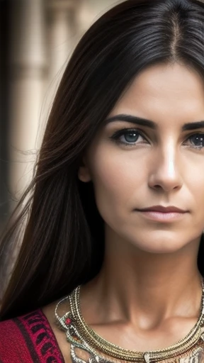  woman a Italian focus in face