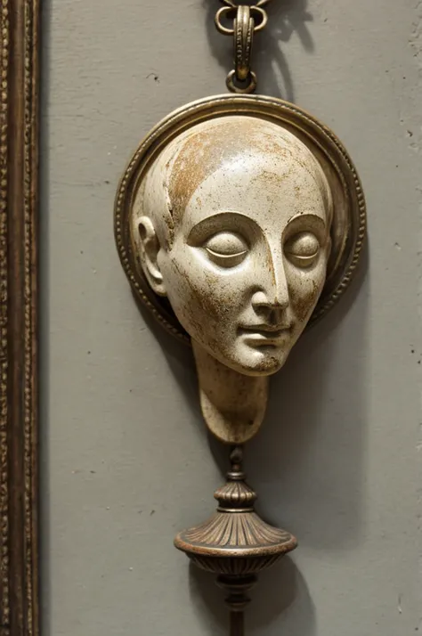 Antique head hanging ghost