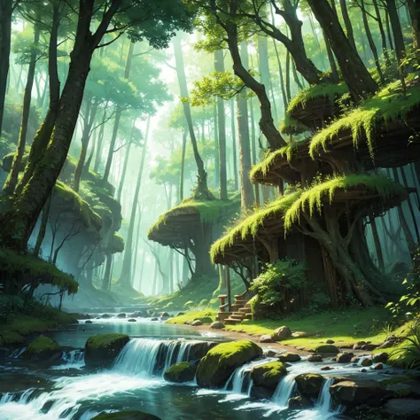 Forest Fantasy landscape 