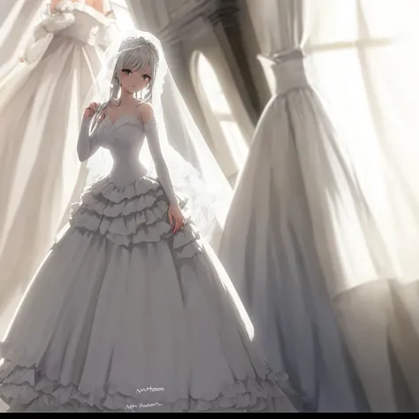 White Wedding dress 