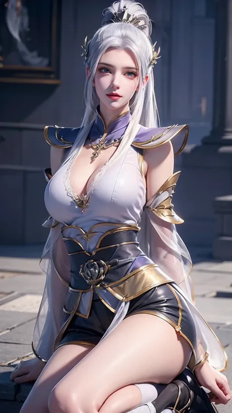 a white hair、Close-up of woman wearing white mask, Beautiful character painting, Guweiz, Gurwitz-style artwork, White-haired god, author：Yang Jie, Epic and beautiful character art, Stunning character art, author：Fan Qi, by Wuzhun Shifan, pixiv art street g...