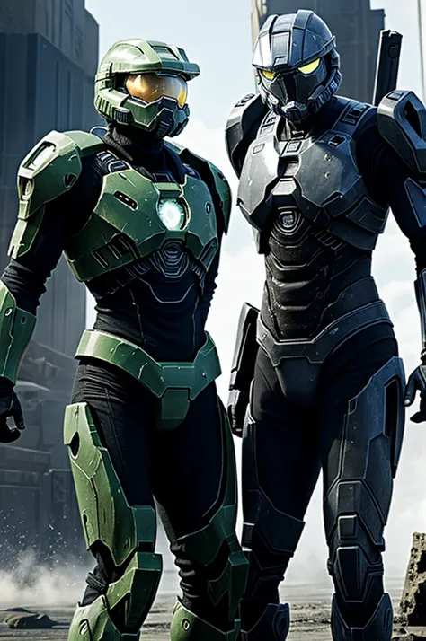 Spawn the master chief and Cortana 