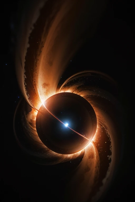 a black hole consuming a collapsing star (ultra hd)(4k)(8k), high quality image