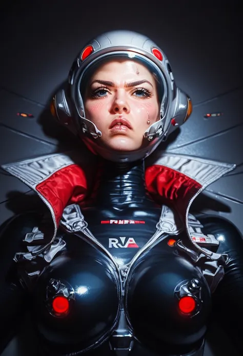 score_9, score_8_up, score_7_up, ((gothic vampire woman piloting in gothic spacecraft)), vampiric cockpit, (from below), front view, (120 fov), (iridescent bodysuit), lace accessories, ((pilot seat)), (((lying back) pose)), ((elegant)), (((serious tone))),...