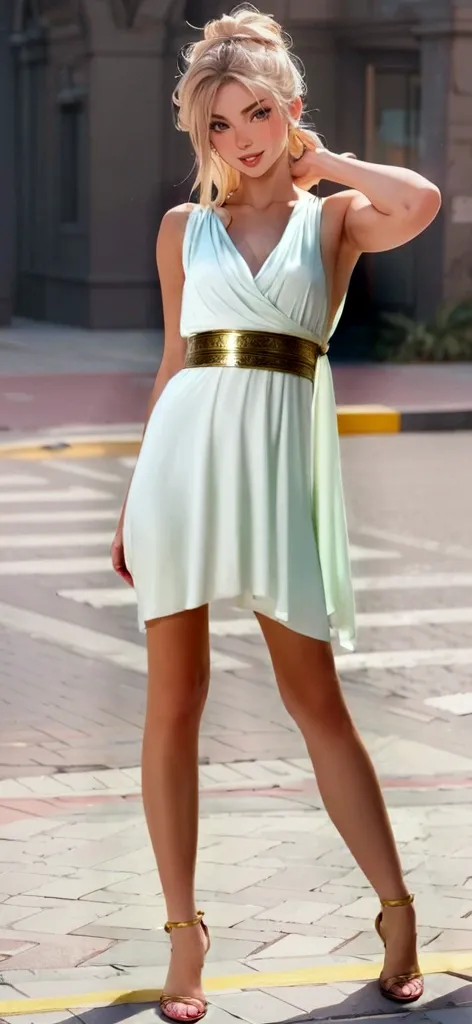 Short Toga-dress