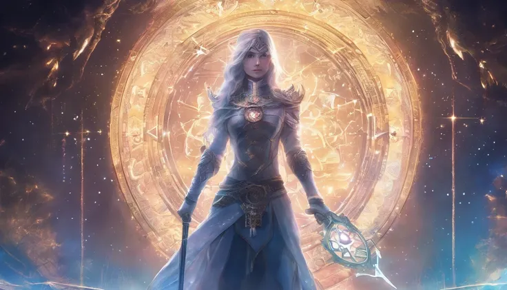 a magical scenery in the background. 🌟✨

!Anime Elf with Magical Background Young elf holds an ancient scroll with frayed edges. The runes and symbols inscribed on it appear to pulse in response to the circle of light. She deciphers the ancient words, seek...