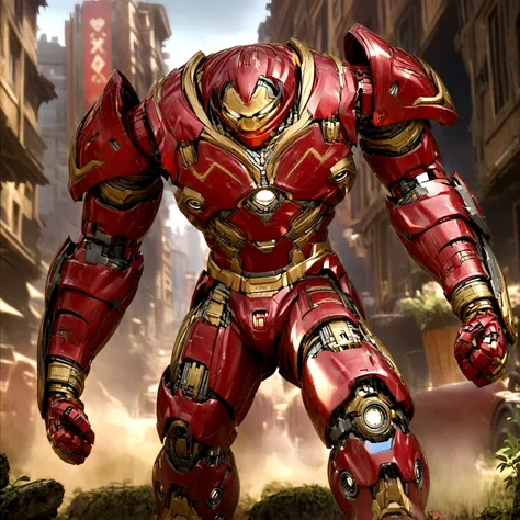 ironman、 unreal engine 5, cinematic, low angle photo, motion blur, written boundary depth, perfect color. influence of karel app...