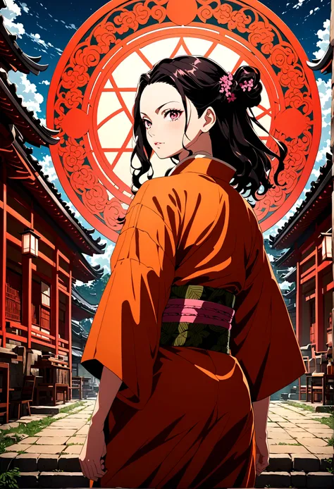 demon slayer, kamado nezuko, (extremely detailed cg unity 8k wallpaper), the most beautiful works of art in the world,