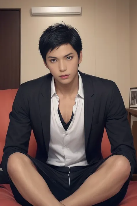 handsome aomine daiki ,living room