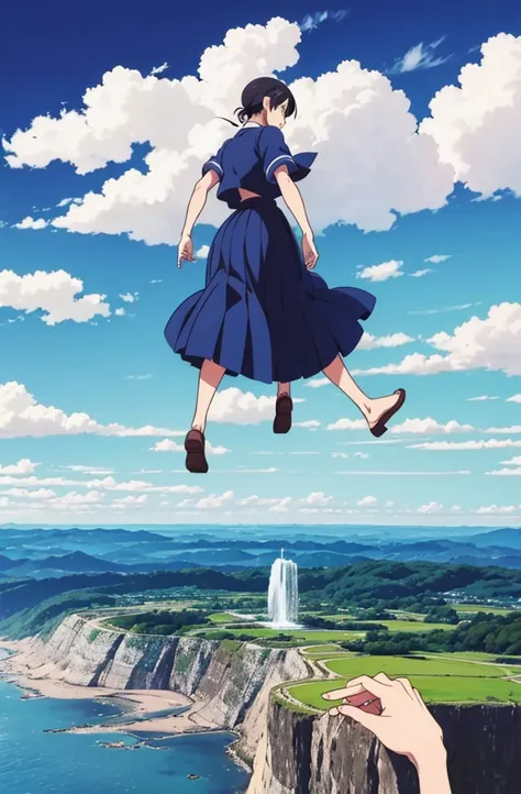 
制服のLong skirt、The color is dark blue、
Uniform pleated skirt



、Skirts that flip in strong winds、Trailing behind、白い綿のパンティーがI can see it

音無響子
ローアングル、Long skirt、

ネイビーブルーのスカート
Skirts that flip in strong windsを手で押さえてる


制服のLong skirt、The color is dark blue、...