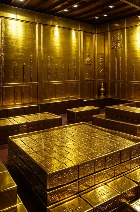 Room full of gold given to the Spanish for the liberation of Atahualpa
