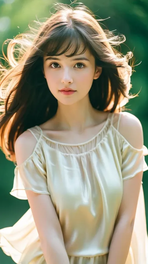 (Random Nationality):1.5, masterpiece, Highest quality, 8K, 20th Generation, (Large Breasts:1.2), cute, alone, sad, close, cute, Girlish, Delicate girl, Pure beauty,  RAW Photos, Professional photography, Portraiture, Soft Light, Professional Lighting, Bac...