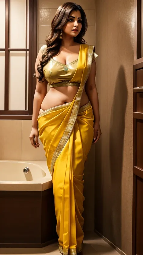 Beautiful girls smooth face full body plus size curve wearing saree blues full body plus size curve location Indore , breast size large breast tight . Picture quality 8k 16k, location bathroom bathroom, room sit down chair, computer typings 