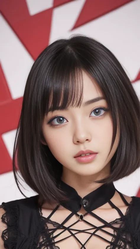 (Sexual climax:1.75),(ecstasy:1.75)short hair,Part-time job at a bar,(Wearing laced negurije:2.0),16 year-old,(Ultra cute Japan girl:1.5),(Detailed face,detailed eyes,Beautiful eyes,symmetry eyes:2.0),Natural Makeup,smile,open mouth