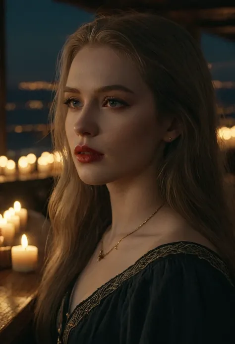 pale skin, evil slavic woman, long dark blond hair, gorgeous lips, cinematic, (masterpiece), (best quality), (ultra-detailed), very aesthetic, photo, perfect composition, intricate details, absurdres, detailed face, (masterpiece, intricate:1.3), (best qual...