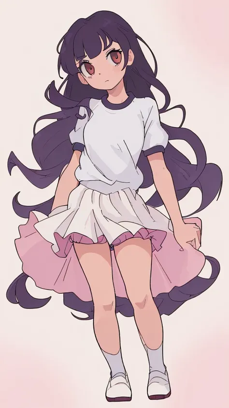 Lady in shirt and bloomers full body 