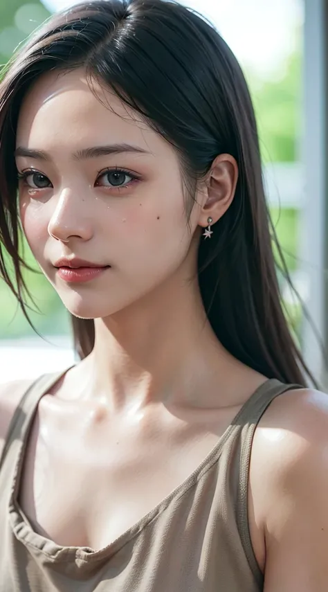 Ultra-realistic capture, Highly detailed, High resolution 16k close-up of human skin. Skin texture must be natural, With such detail that pores can be finely identified. Skin should look fair-skinned, In a uniform tone. Use natural light and color