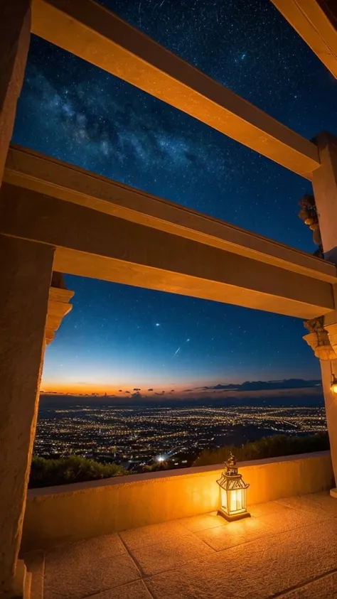 A breathtaking view under the stars, A place where countless dreams sparkle. Meanwhile, one heart, symbolized as a bright star, Continue to shine with the light of hope.