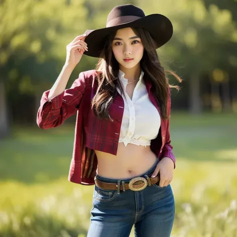 Aarav woman taking photo, Photo of a thin girl model, fashion model, korean womens fashion model, beautiful female model, sexy style, Wear a camisole and boots., Thin waist and thick hips, Photo of a thin girl, Wear simple, tight-fitting clothing., beautif...