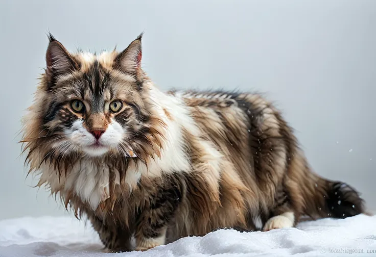 there is a cat that is sitting on a white surface, a pastel by maksimilijan vanka, shutterstock, photorealism, photo of a cat, c...