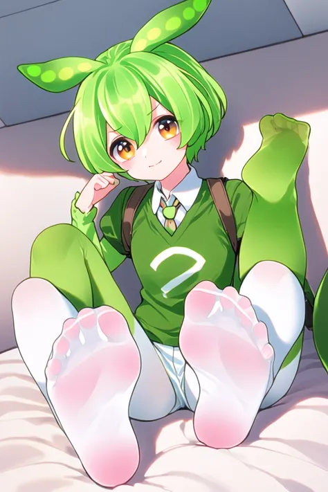 score_9, score_8_up, score_7_up, BREAK source_anime,masterpiece, best quality, highly detailed,absurdres, anime,highres,8k, shadow,uncensored, indoors, simple background, home, full body, sitting, feet, soles, toes, foot focus, 1girl, zundalora, pantyhose,...