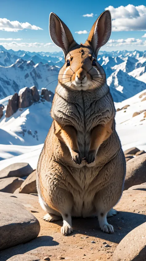 Mountain Viscacha,At the rocky mountain