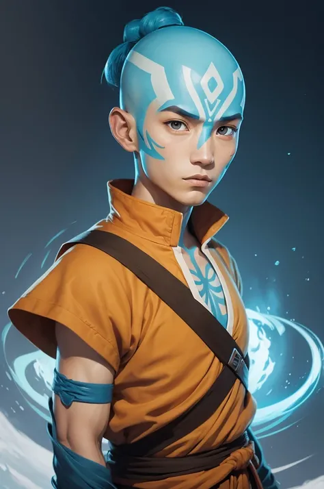 Aang avatar drawing 
