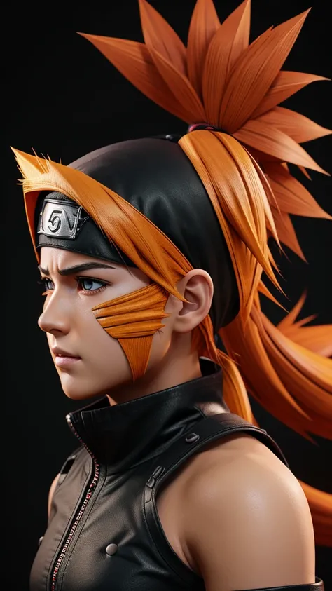 Anime character Naruto image  8k 3d image 