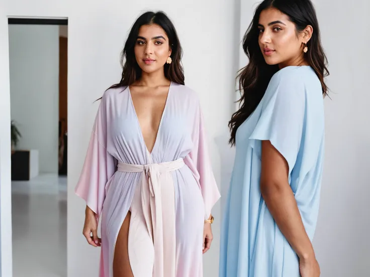 RAW photo,candid photograph, full body,photo of a beautiful,influencer,30yo Kurdish woman,wearing a pastel Kaftan, detailed skin,naked, looking at viewer, thick body structure,white background,no background, candid pose,blue light, film grain, kodak color,...