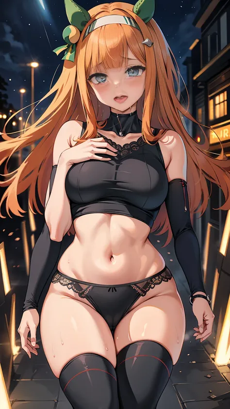 Being chased by a man、Being attacked、Running away from a man、A man grabs my wrist、Being pushed down by a man、In underwear、I hate it so much、Back alley at night、Silence Suzuka、Beautiful woman、Very thick thighs、Acme Face、Best image quality、High resolution、ma...