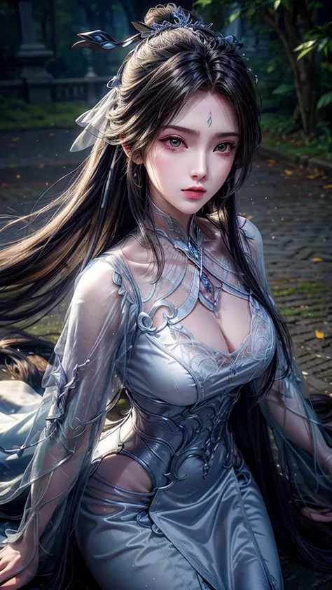 best quality, masterpiece, Big , (Large Breasts), Delicate skin texture, Detailed fabric texture, Delicate face, Super Detail, 8K, Intricate details, 1 Girl, 30 years old, High contrast, High resolution eyes, Purple-haired goddess，Royal sister，Sexy，Black S...