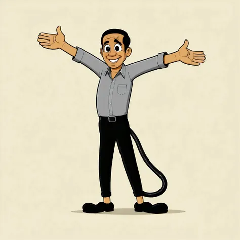 (rubber_hose_character:1.3) cartoon,joko widodo