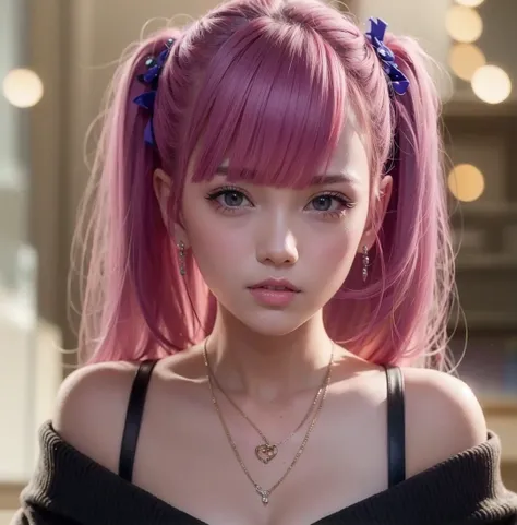 Pink hair girl