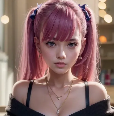 Pink hair girl