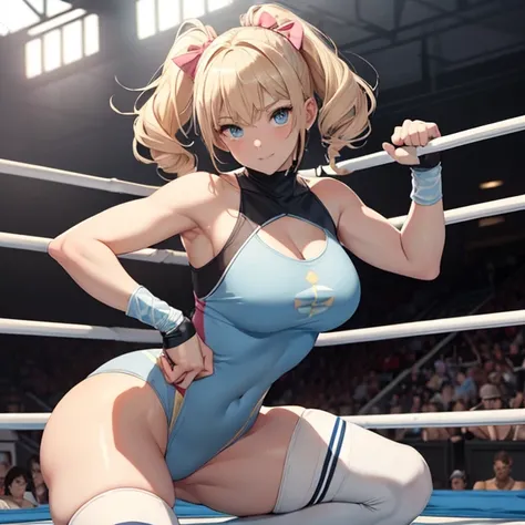 (masterpiece image, very detailed image, best high quality high definition image High very detailed Quality image, Very detailed high quality image), solo character, female wrestling,
1girl of 28 years old, absolute beauty, fair pale skin, light blue eyes,...