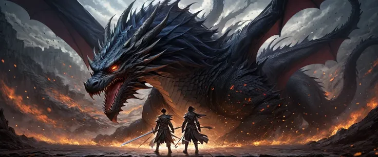 anime - style illustration of a man with a dragon on his back, epic anime fantasy, epic anime style, by Yang J, anime epic artwork, dragon knight, epic fantasy art style, human and dragon fusion, advanced digital anime art ”, anime fantasy illustration, ba...