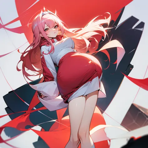 Zero two tall pregnant shows feet