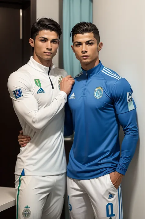 Alok e Cristiano Ronaldo 