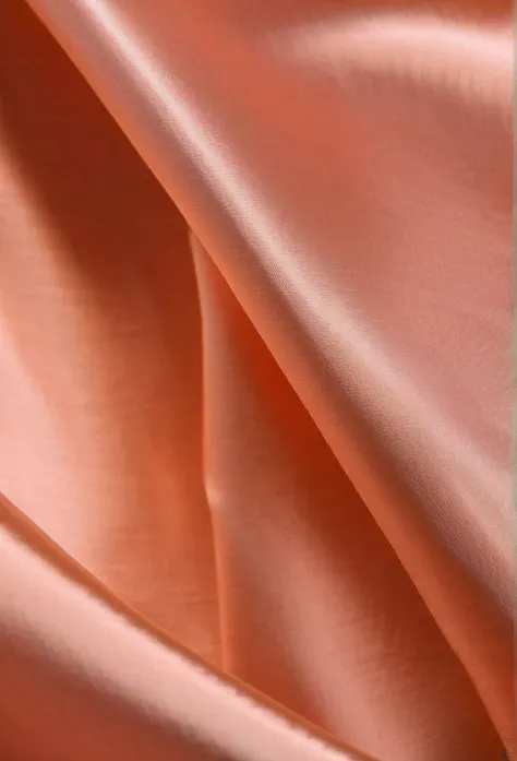 silk fabric, peach nectar