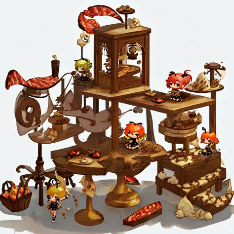 [(white background:1.4)::5],(chibi:1.3),bottle bottom,lampstand,pedestal,platform,(fine food:1.8)