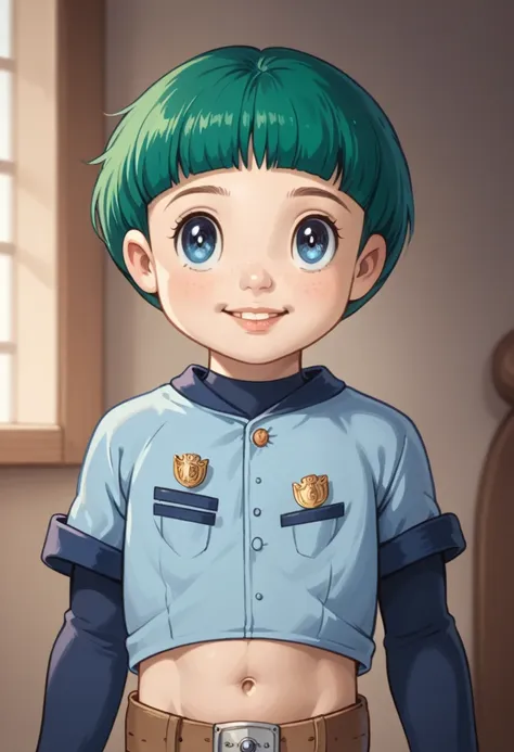 score_9, score_8_up, score_7_up, rating_safe, cute young boy, ropple, blue eyes, green hair, cute face, very smail, light smile,...