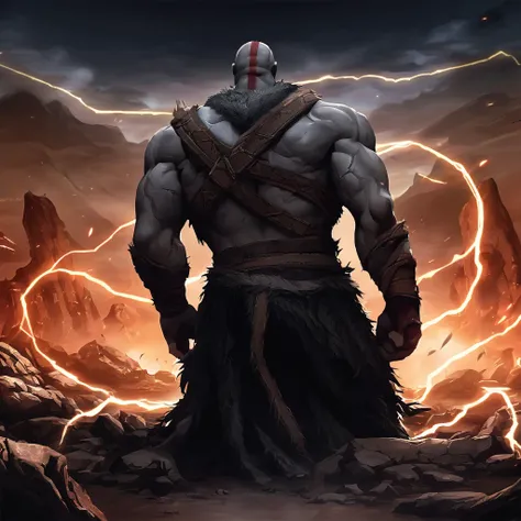 God man, God of War, destruction and darkness.