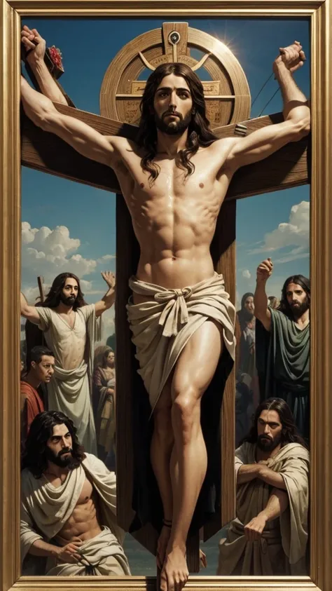 Image of crucified Jewish Jesus Christ 