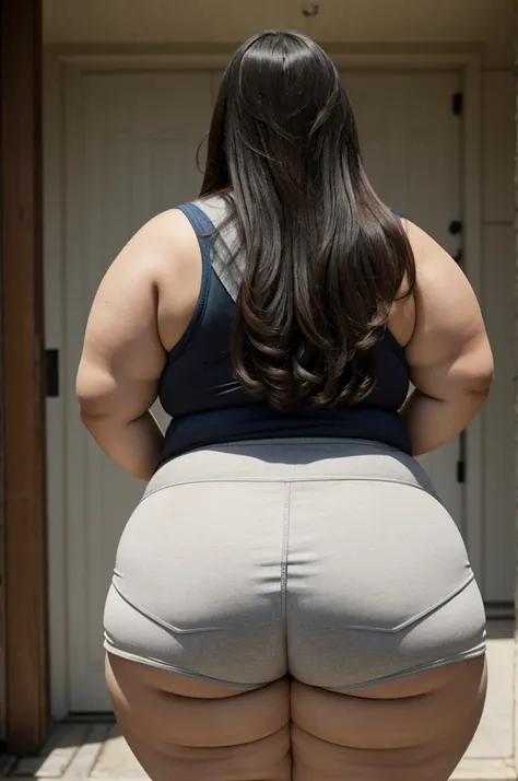 The most obese woman in the world from behind