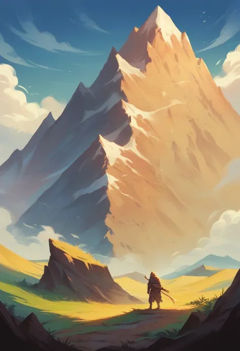 A GOLDEN MOUNTAIN AS HOME OF THE GODS