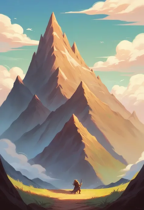 A GOLDEN MOUNTAIN AS HOME OF THE GODS